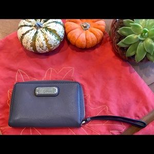Grey Marc by Marc Jacobs Zip Wristlet Wallet